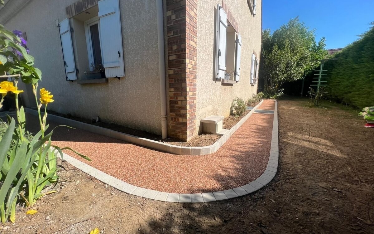 Cration Alle pitonne en Hydrostar et Pav la couture  GONESSE conue le 04/09/2023