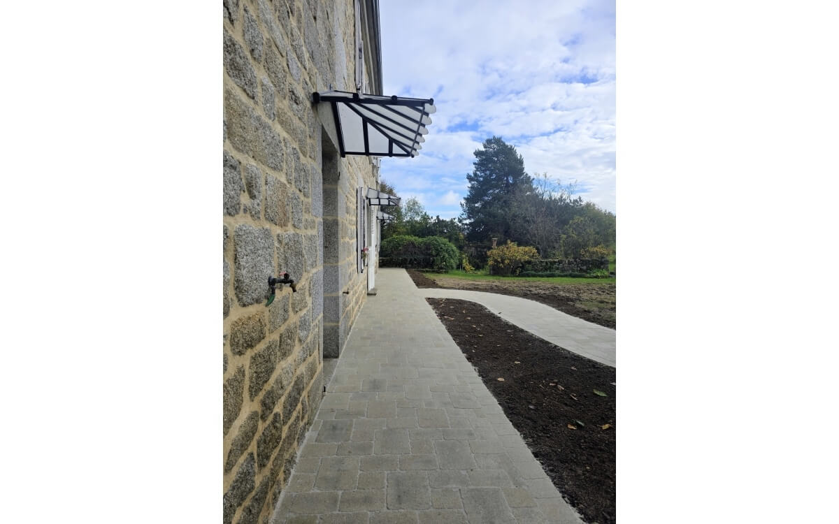 Ralisation Alle pitonne en pavage multiformat  MAUTES