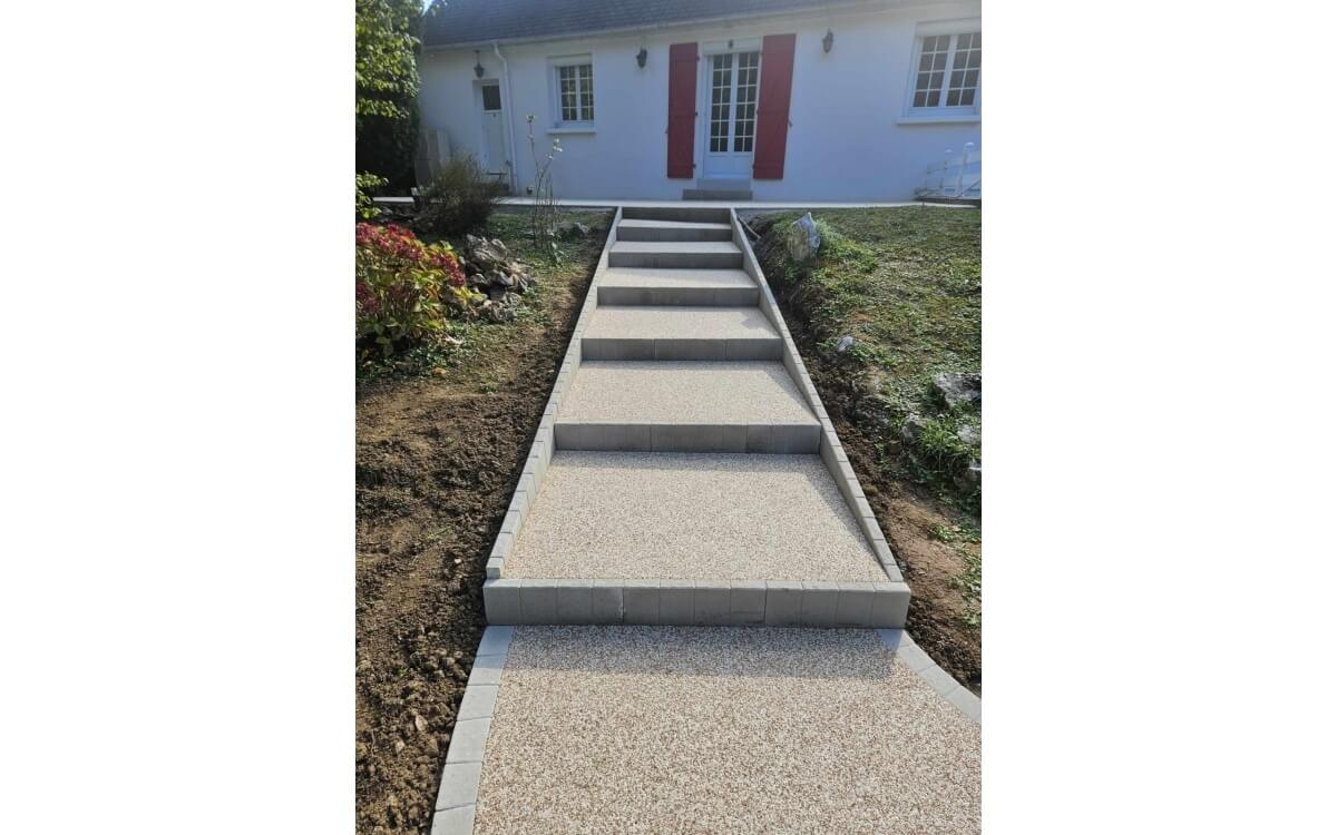 Ralisation Alle pitonne en bordures haute couture et Hydrostar  SAHURS conue le 01/12/2025