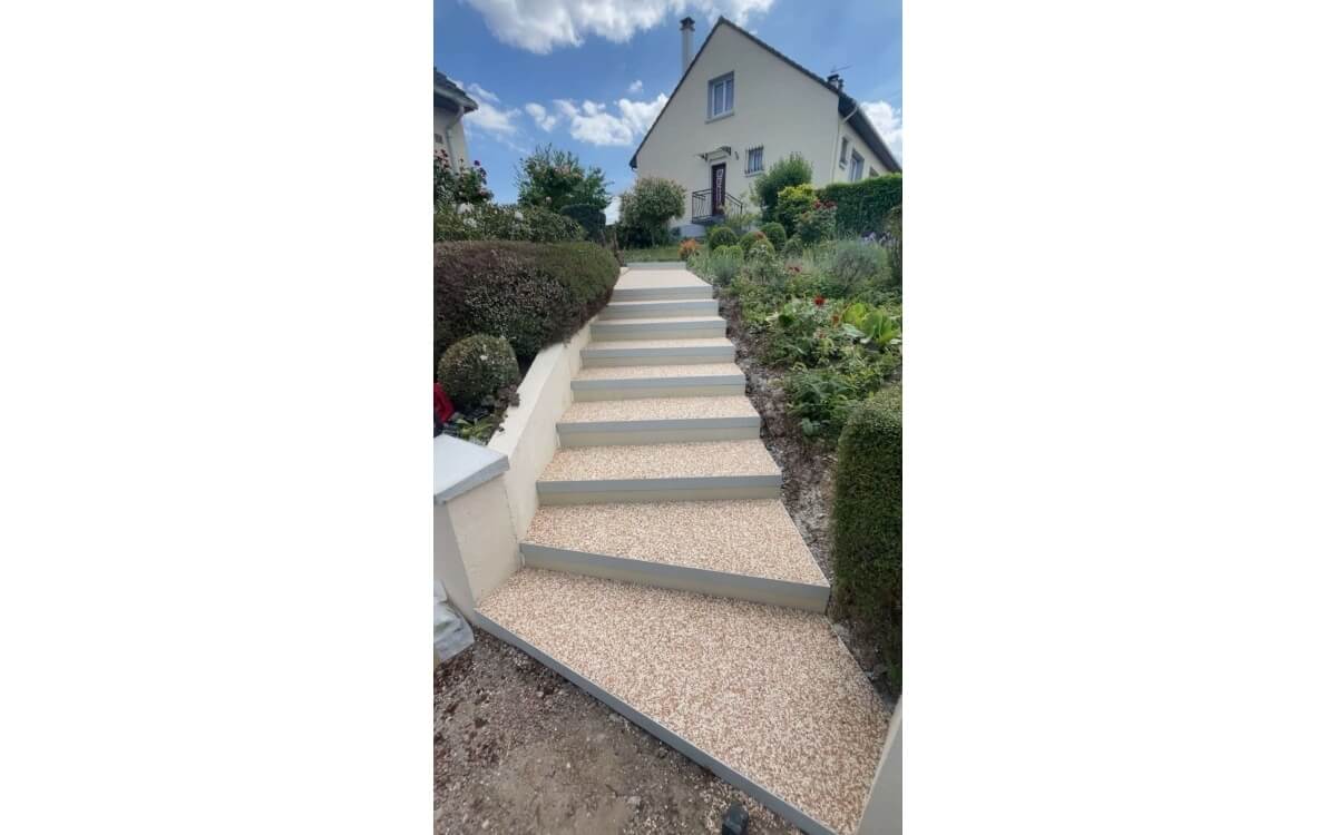 Cr�ation All�e pi�tonne en Hydrostar� � Dreuil les Amiens  con�ue le 22/05/2025