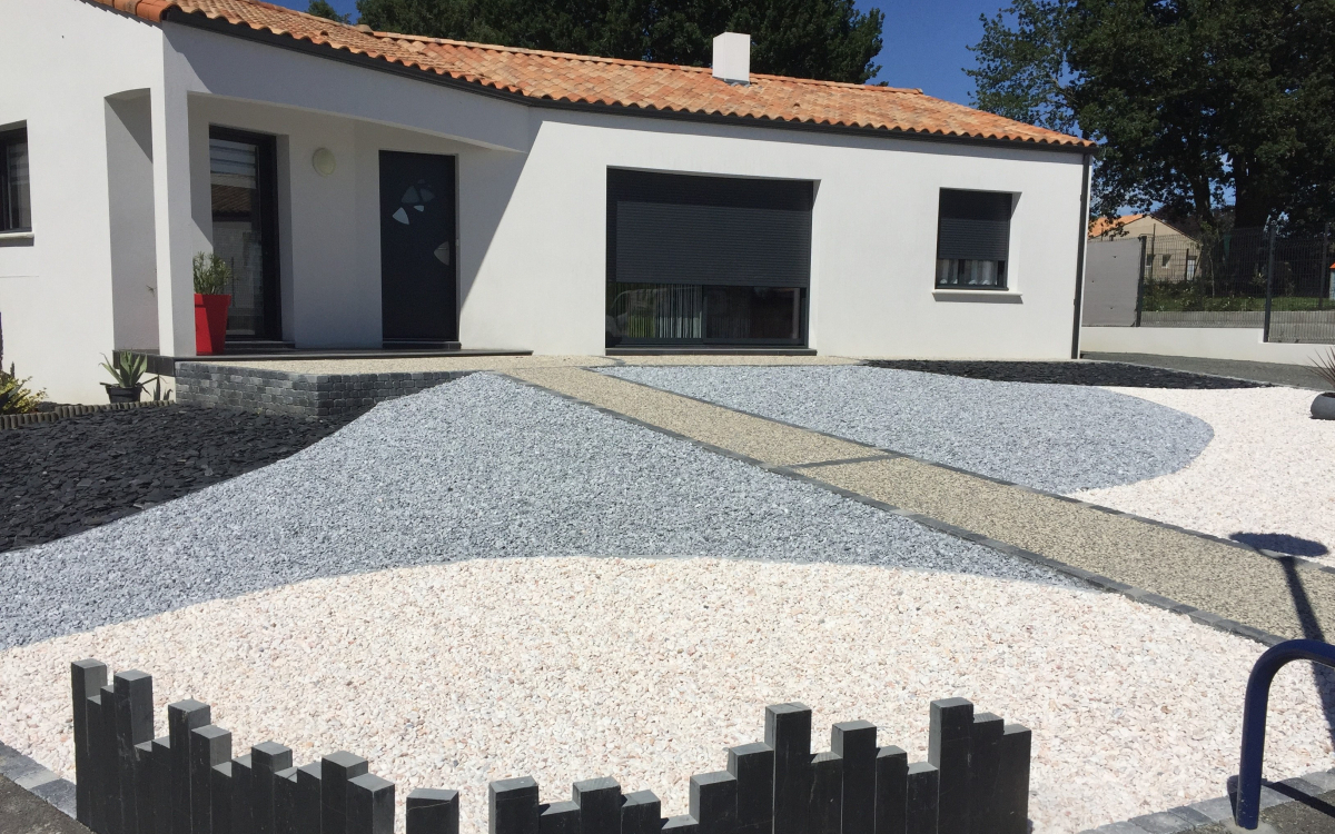 Aménagement Allée piétonne en béton désactivé à La Roche sur Yon - 4962
