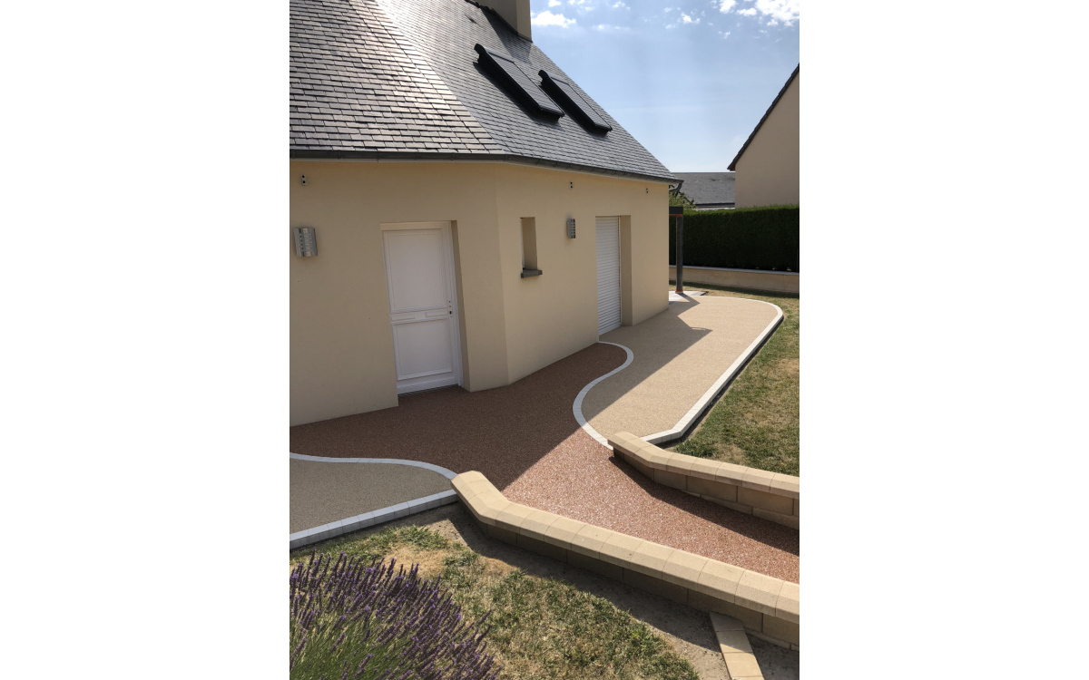 Cration Alle pitonne en Minralstar - Entreprise Hebert - Manche ralise le 26/02/2019