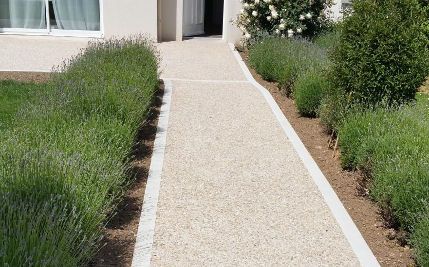 Conception Allée piétonne en béton désactivé à Evreux 3338