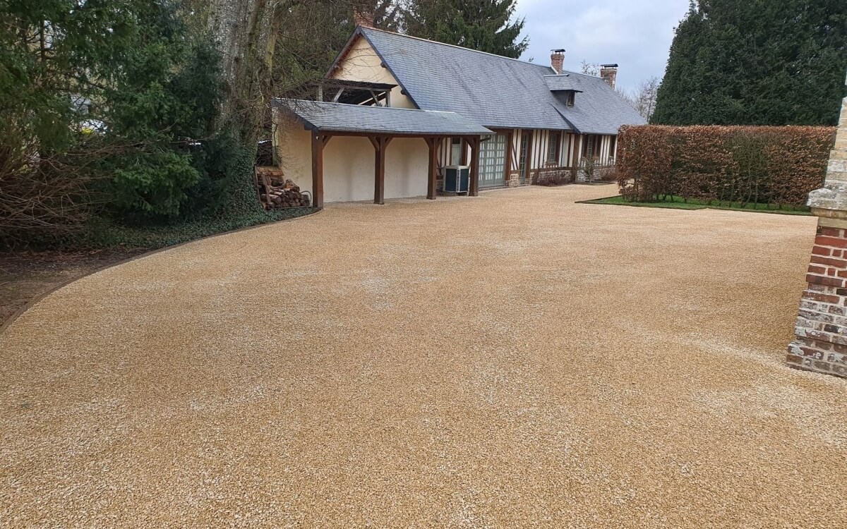 Ralisation Chemin en Gravistar  SAINT PIERRE DES IFS conue le 01/12/2025