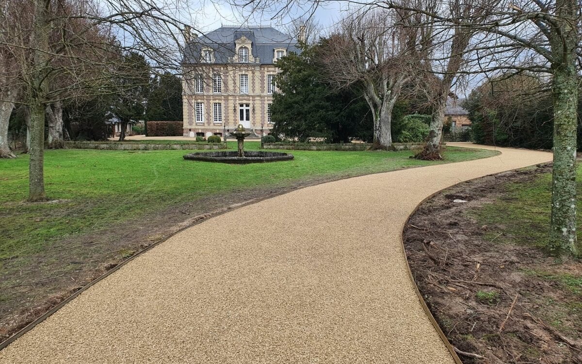 Ralisation Chemin en Gravistar  SAINT PIERRE DES IFS conue le 01/12/2025