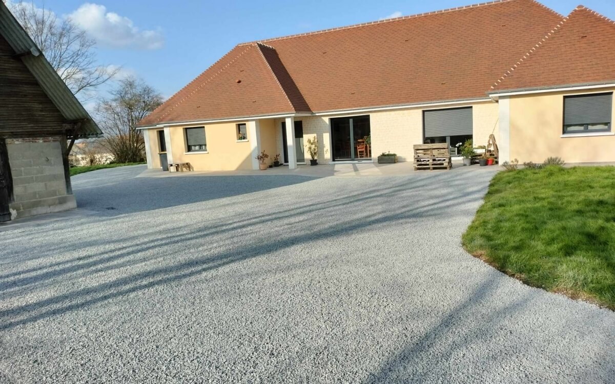 Cration Chemin en Gravistar  BOURTHEROULDE ralise le 01/12/2025