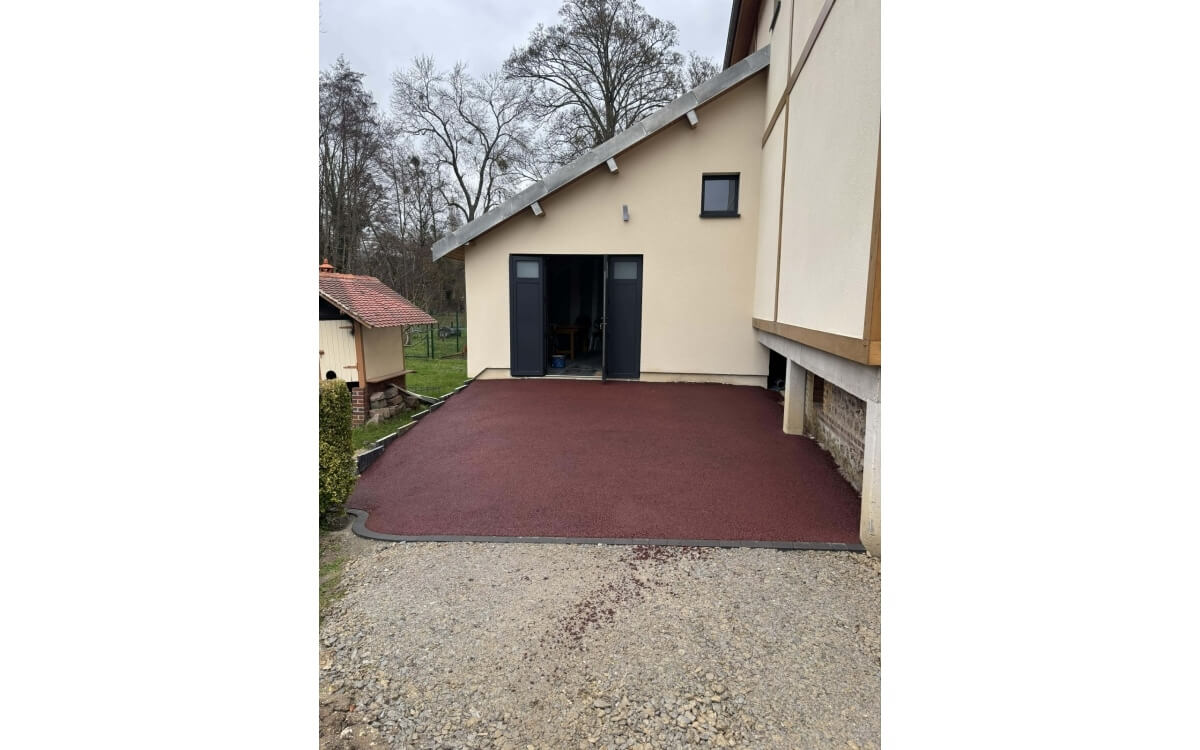 R�alisation Chemin en enrob� � chaud � ROMILLY SUR ANDELLES