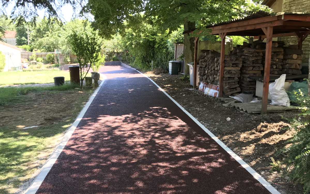 Cration Chemin en Stardraine - Entreprise Yverneau - Yonne ralise le 20/09/2018