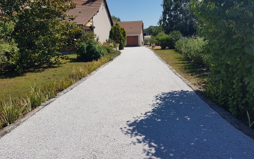Ralisation Chemin en Alvostar drainant - Loir et Cher conue le 04/12/2018