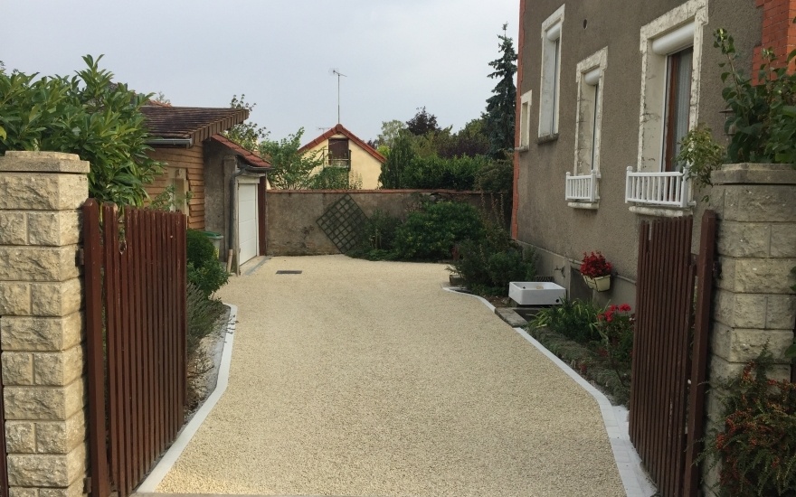 Ralisation Chemin en Alvostar  Pussay cre le 15/02/2019
