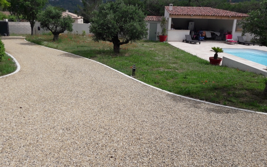 Cration Chemin en Gravistar - Bouches du Rhne ralise le 03/05/2019
