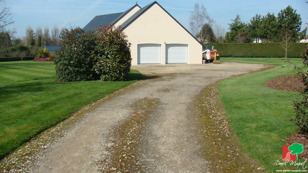 Ralisation Chemin en Alvostar, Gravistar et Pav la couture - Maine et Loire conue le 22/02/2021
