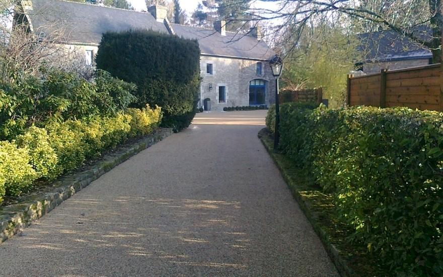 Cration Chemin en Gravistar  Quimperl ralise le 01/05/2025
