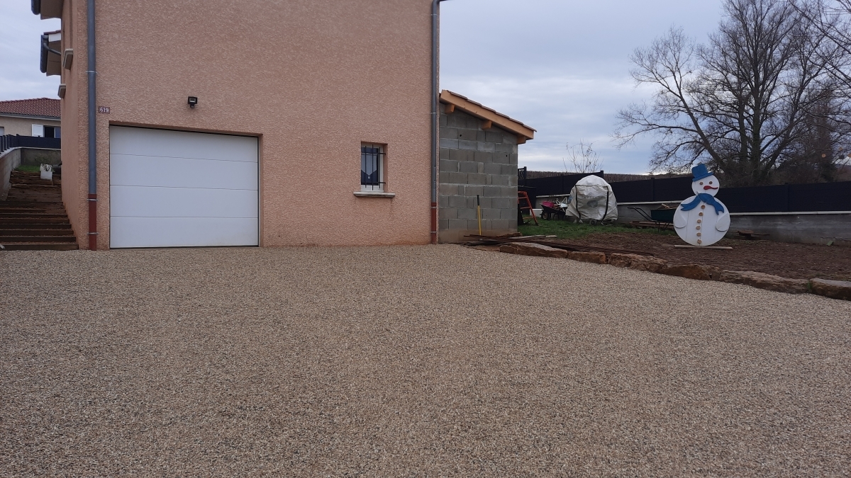 Ralisation Cour en Alvostar  Liergues cre le 23/12/2020
