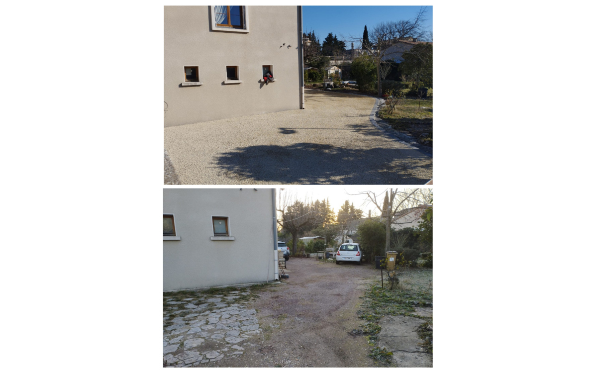 Cration Cour en Alvostar - Drme ralise le 03/03/2023