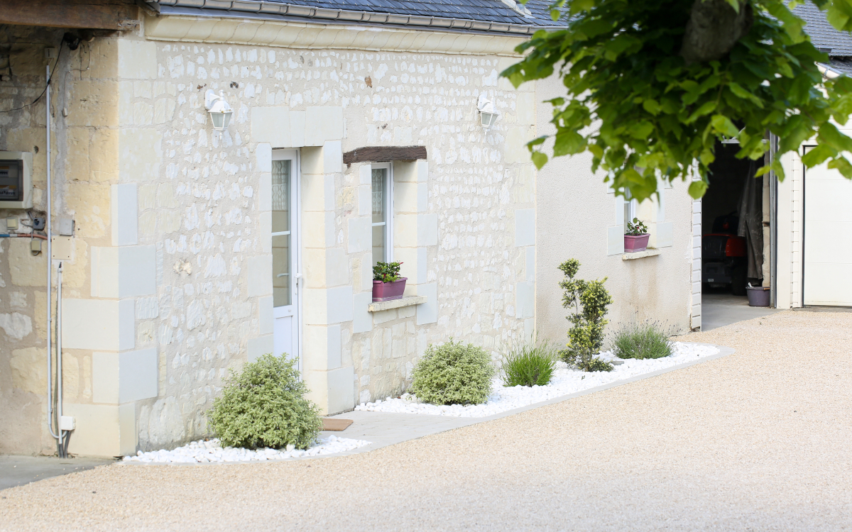 Conception Cour en Alvostar, pavage dallage et Pav la couture cre le 22/06/2023