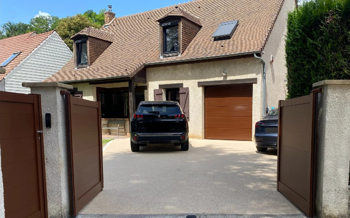 Cration Cour en Hydrostar  VAUREAL ralise le 04/06/2025