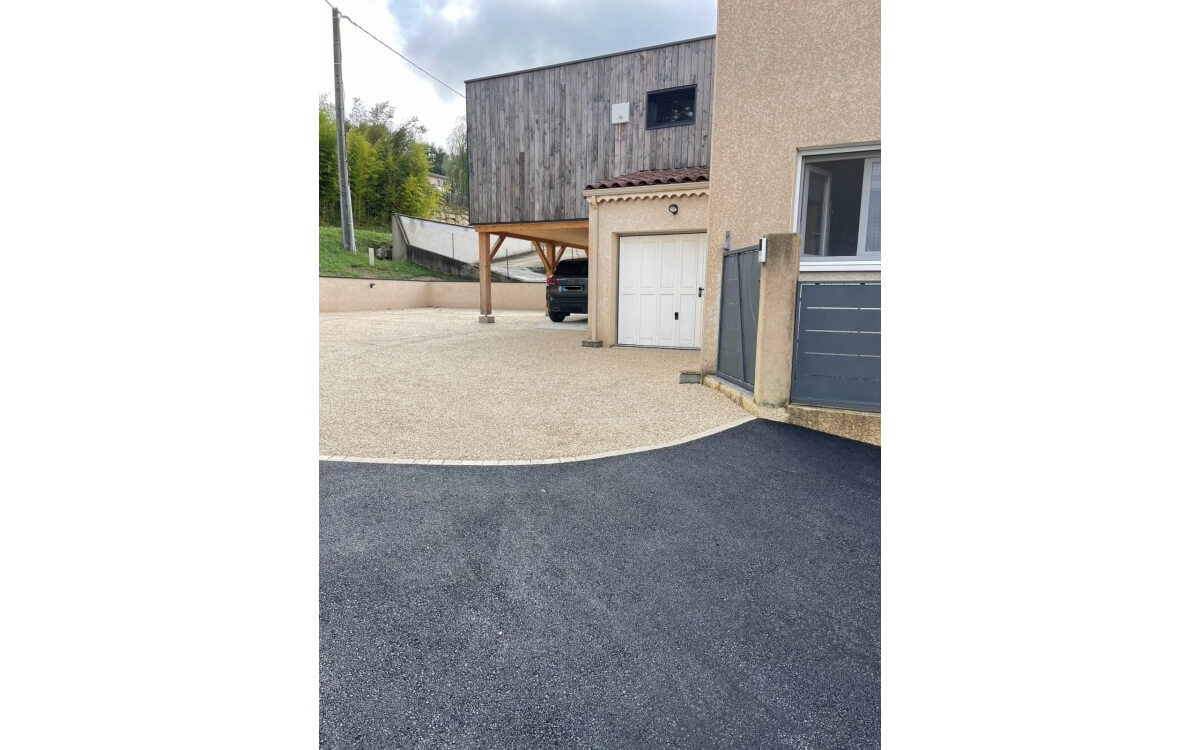 Conception Cour en Gravistar, enrob  chaud et Pav la couture - Drme cre le 11/06/2025