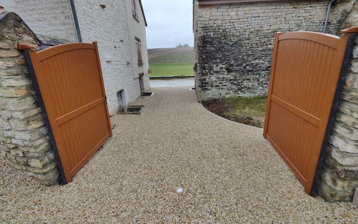 Conception Cour en Alvostar  BALNOT SUR LAIGNE cre le 16/11/2023