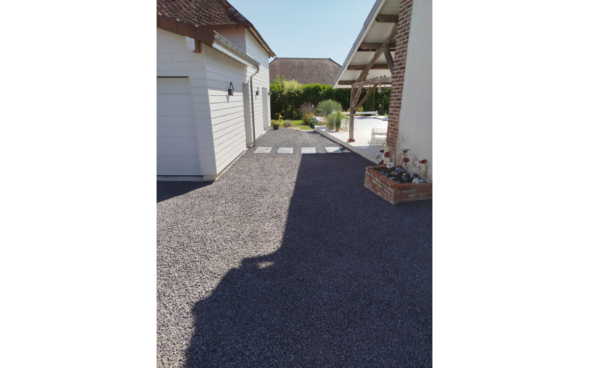 Ralisation Cour en Alvostar et Hydrostar  Saint-Thibault cre le 09/07/2025