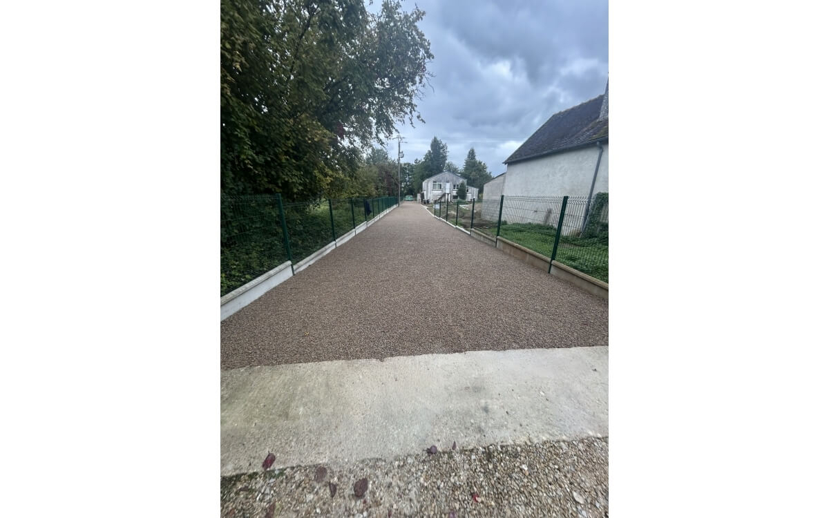 Conception Cour en Gravistar� � Bray sur Seine 