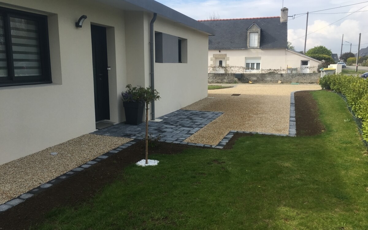 Conception Cour en Alvostar  Plomeur ralise le 15/10/2025