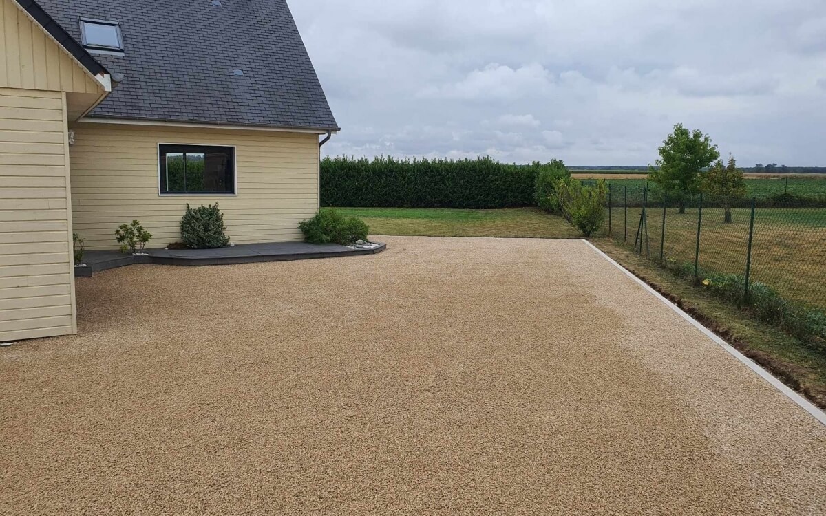 Ralisation Cour en Gravistar  LES AUTHIEUX conue le 01/12/2025