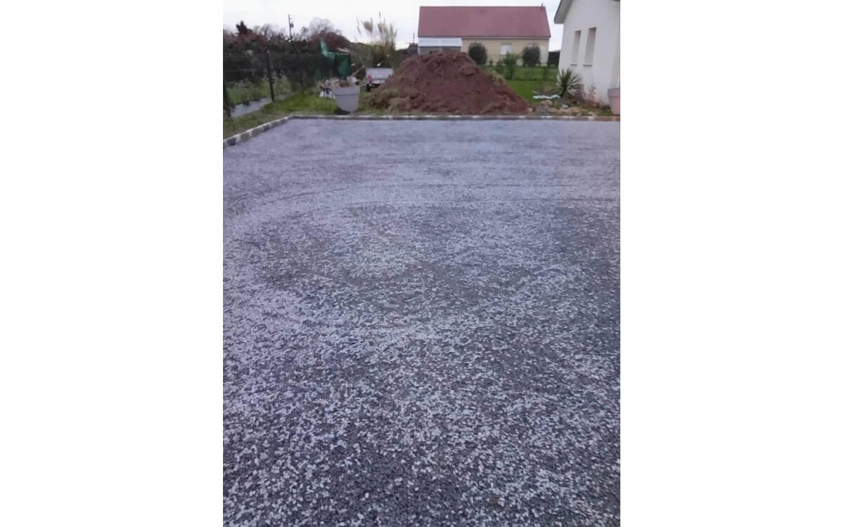 Cr�ation Cour en Gravistar� � flancourt crescy en roumois