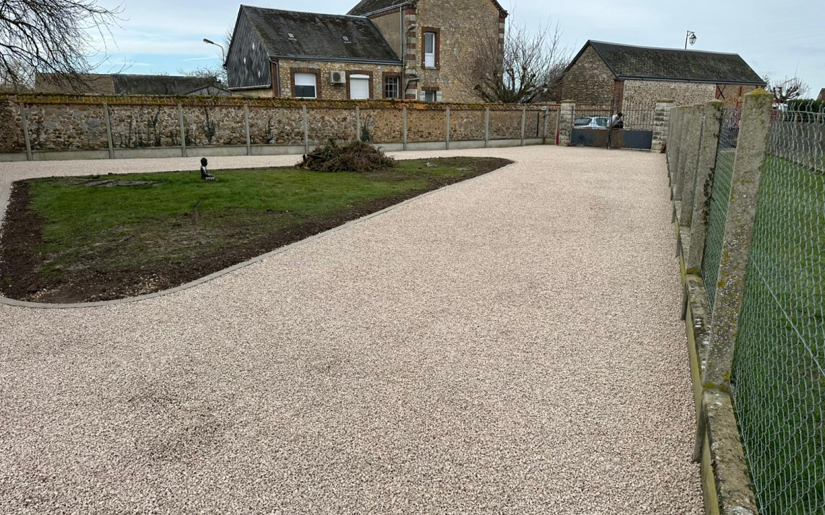 Cr�ation Cour en Gravistar� � Dammarie  r�alis�e le 30/01/2026