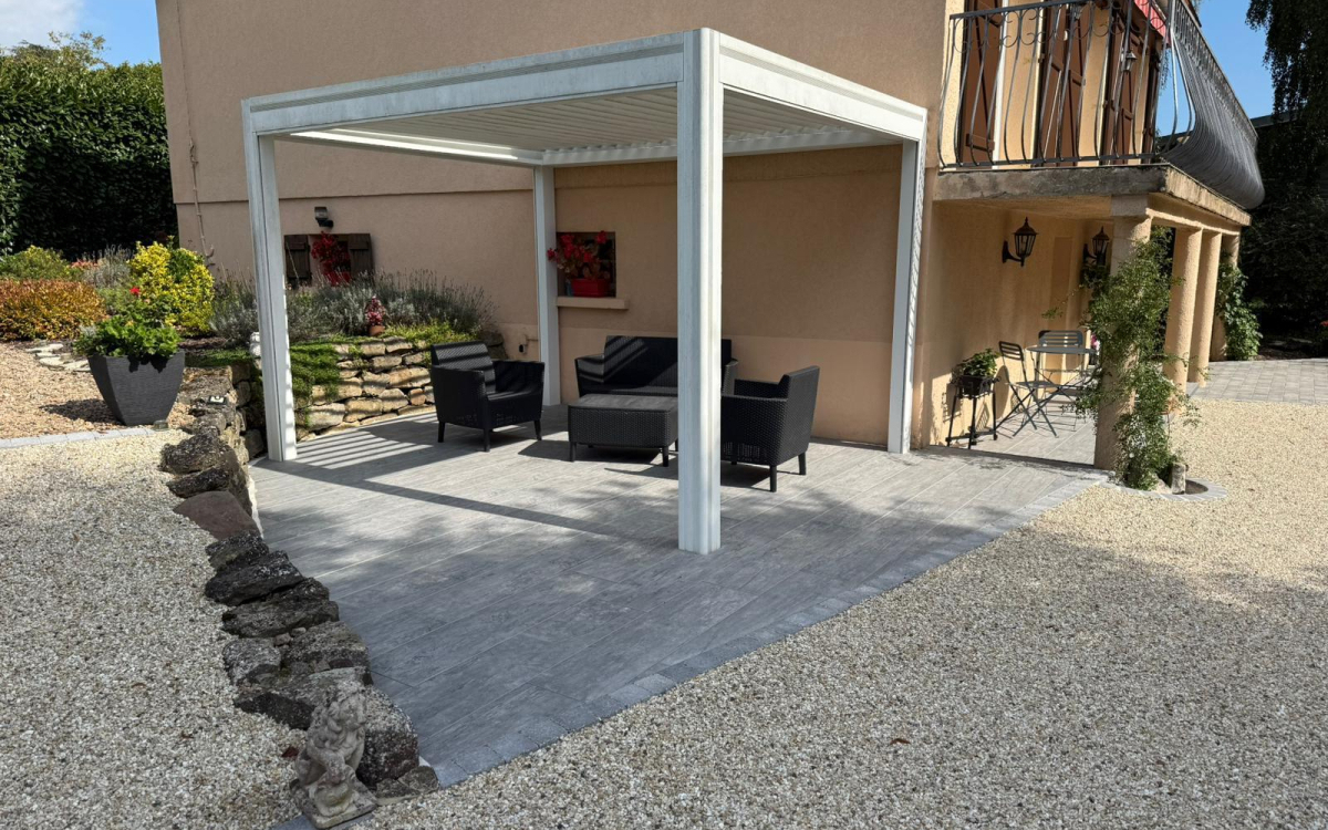Conception Cour en Alv�ostar� et terrasse en DM Profil cr��e le 22/05/2026