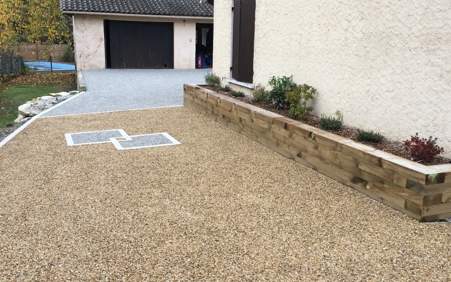 Conception Cour en Gravistar en Dordogne  Coursac ralise le 01/04/2019