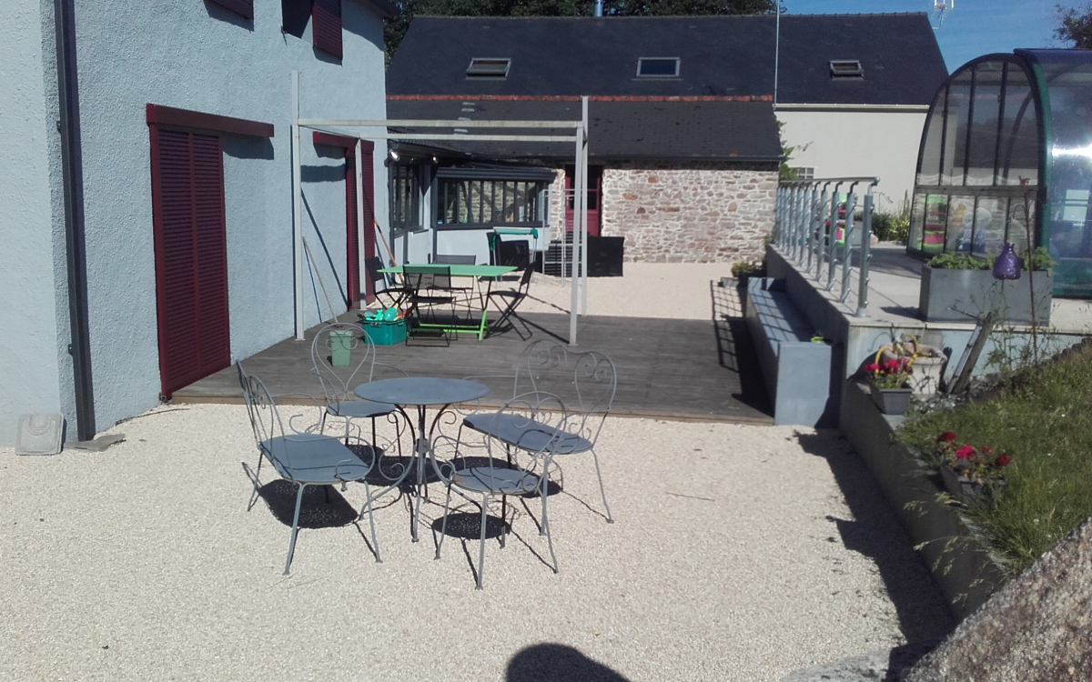 Cration Cour en Alvostar - Entreprise Dugast  Saint Herblain ralise le 27/07/2018