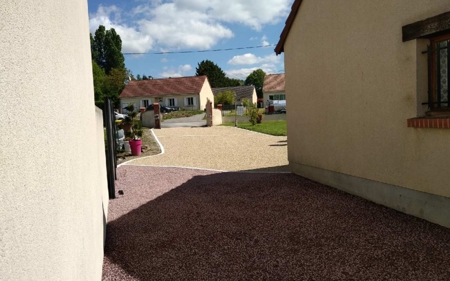 Conception Cour en Alvostar - Entreprise Prod'homme - Loir et Cher cre le 04/12/2018