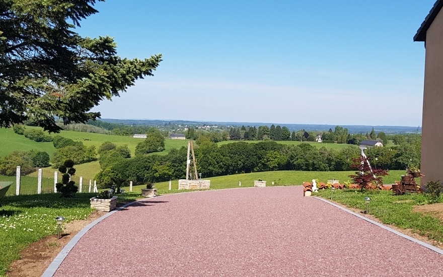 Conception Cour en Gravistar  - Cantal ralise le 29/05/2019