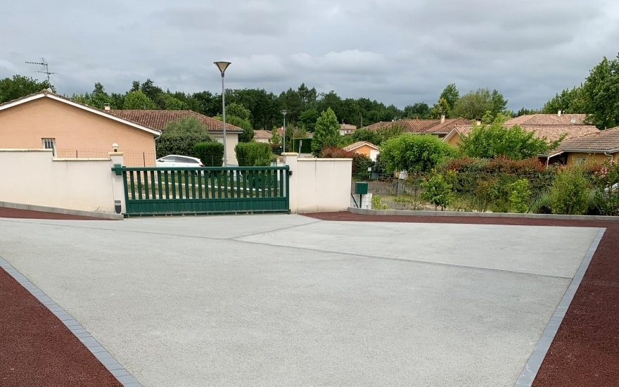 Cration Cour en Stardraine   Mont de Marsan  conue le 22/07/2019