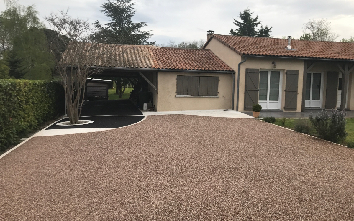 Cration Cour en Gravistar  Bergerac conue le 26/02/2018