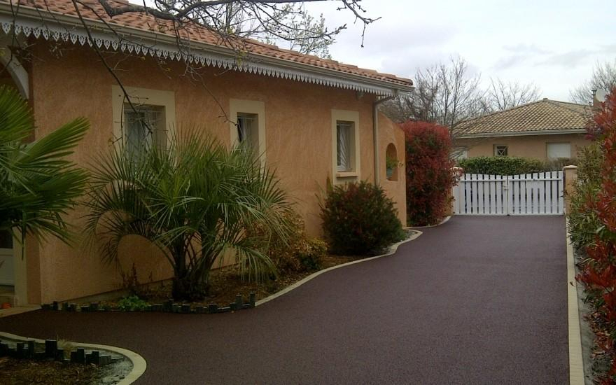 Cration Cour en Stardraine  Sanguinet conue le 01/05/2025