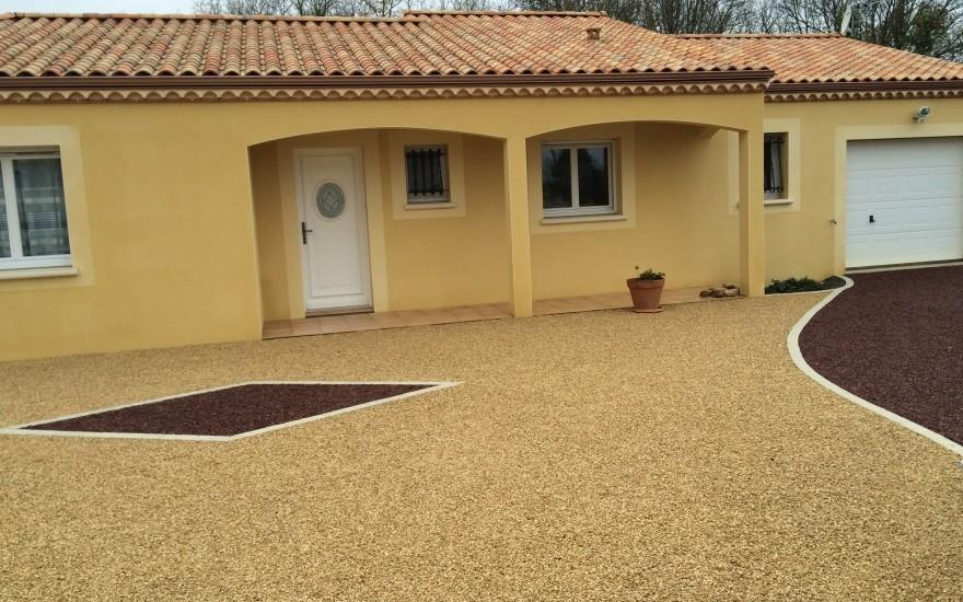 Ralisation Grande cour en Alvostar  Prigueux cre le 01/05/2025