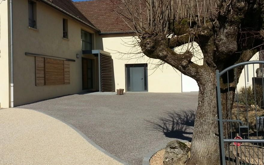 Ralisation Cour en Gravistar gris  Saint Rmy cre le 30/04/2025
