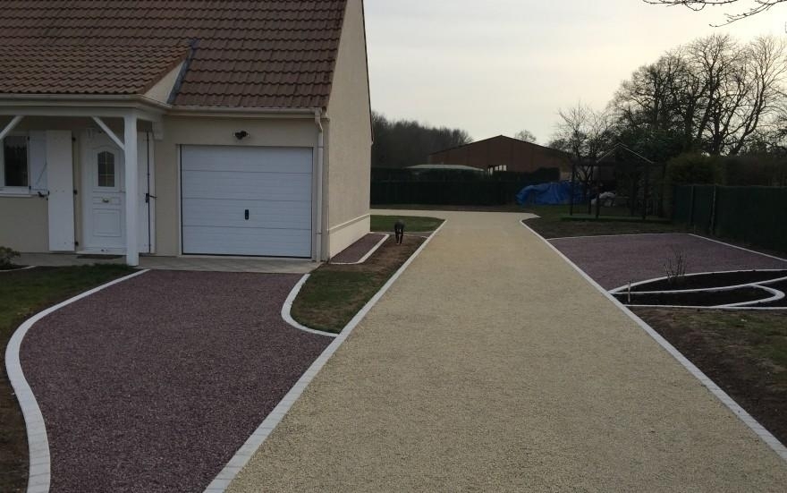 Ralisation Cour en Alvostar et Gravistar  Flacourt conue le 01/05/2025