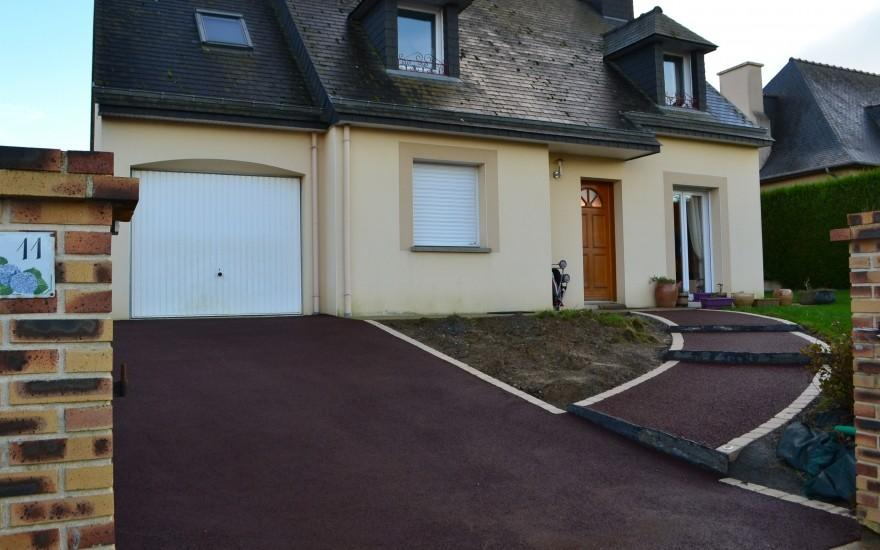 Ralisation Cour en Stardraine  Plerguer cre le 30/04/2025