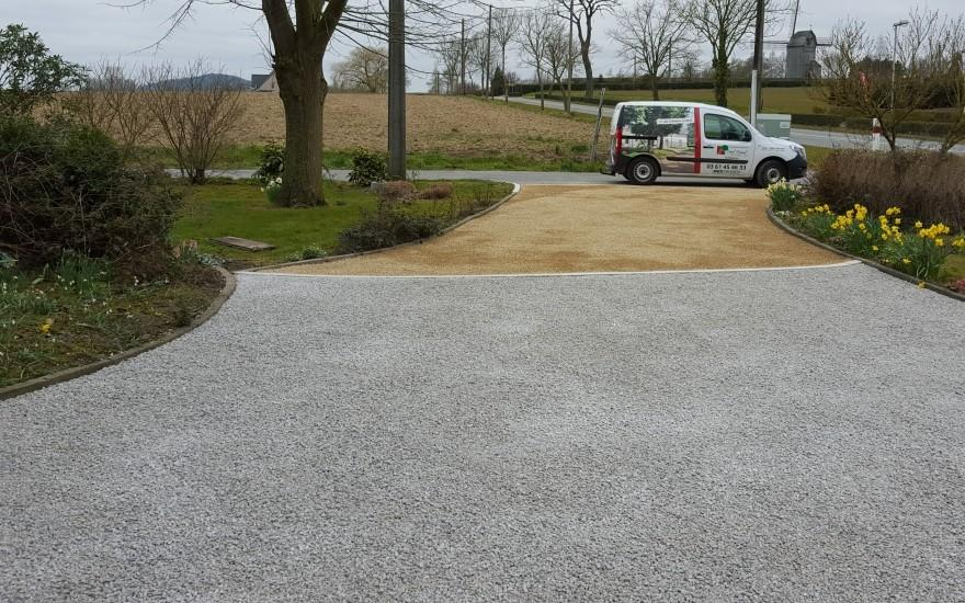 Cration Cour en Gravistar  Steenvoorde conue le 30/04/2025