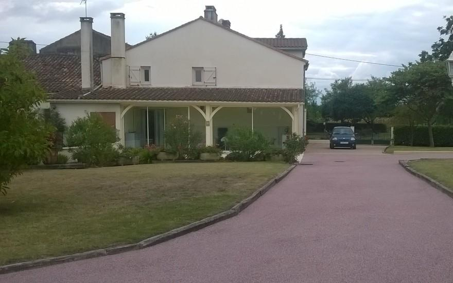Cration Cour en bton drainant  Marmande ralise le 01/05/2025
