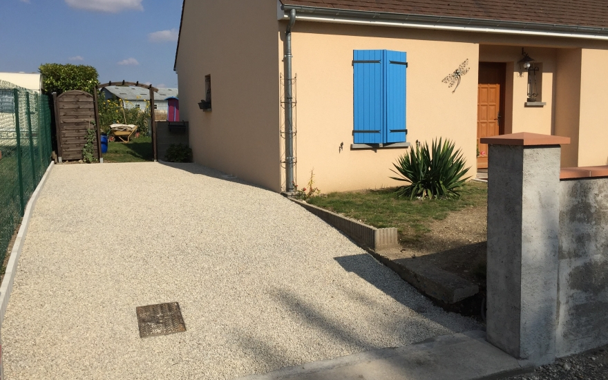 Cration Cour en Alvostar  Pithiviers conue le 30/04/2025