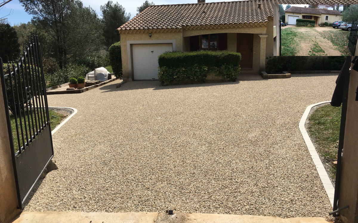 R�alisation Cour en Gravistar� � La Roquebrussanne con�ue le 13/12/2025