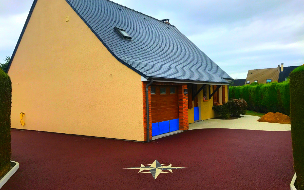 Conception Cour en Stardraine  Gainneville ralise le 30/04/2025