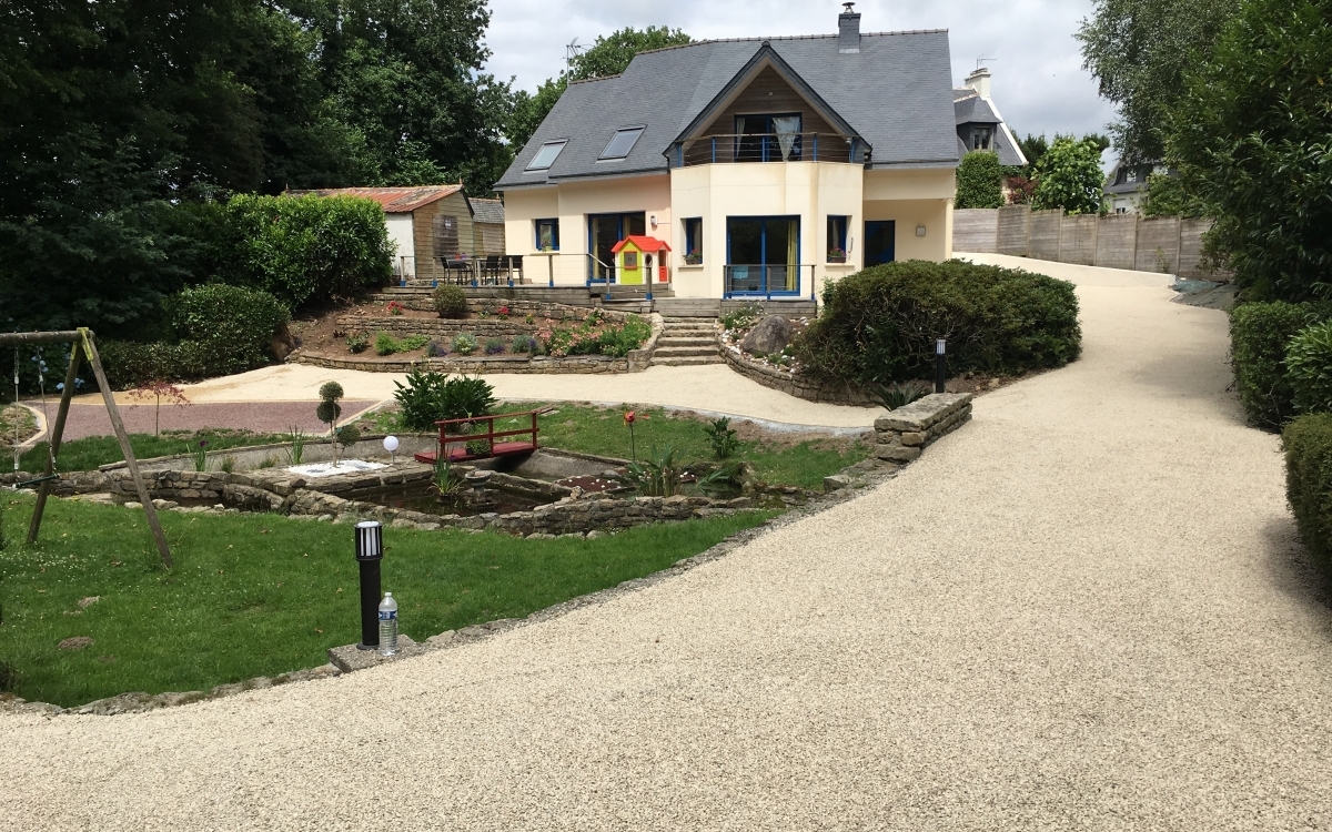 Cration Cour en Gravistar  Landerneau conue le 01/05/2025