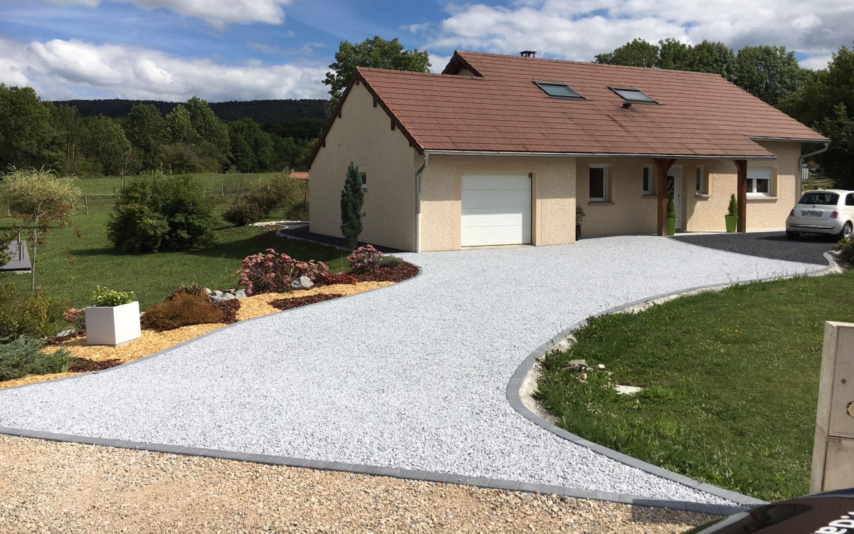 Ralisation Cour en Gravistar  Lons Le Saunier conue le 27/12/2017