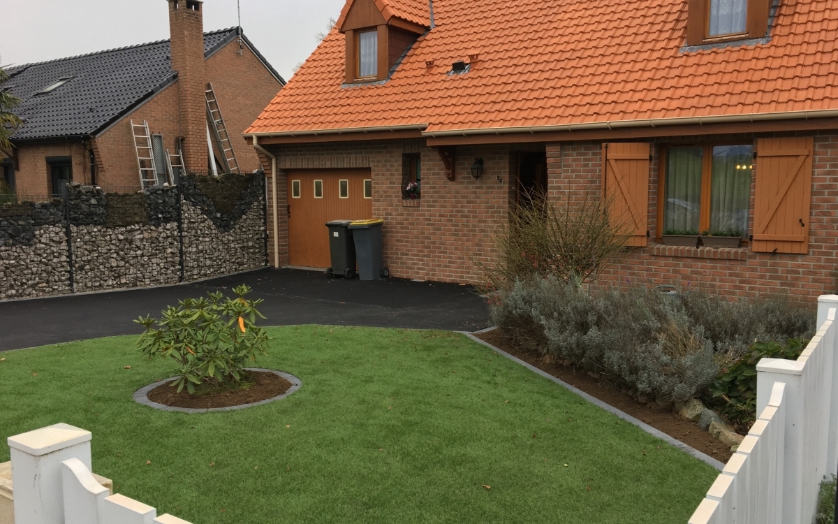Conception Cour en Stardraine  Hazebrouck ralise le 28/12/2017