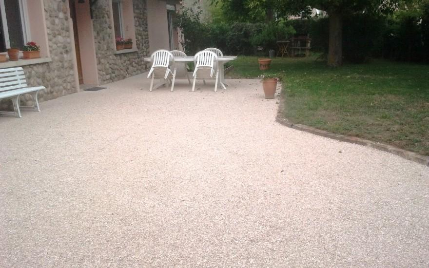 Cration Grande cour en Alvostar  Eaunes ralise le 15/01/2018